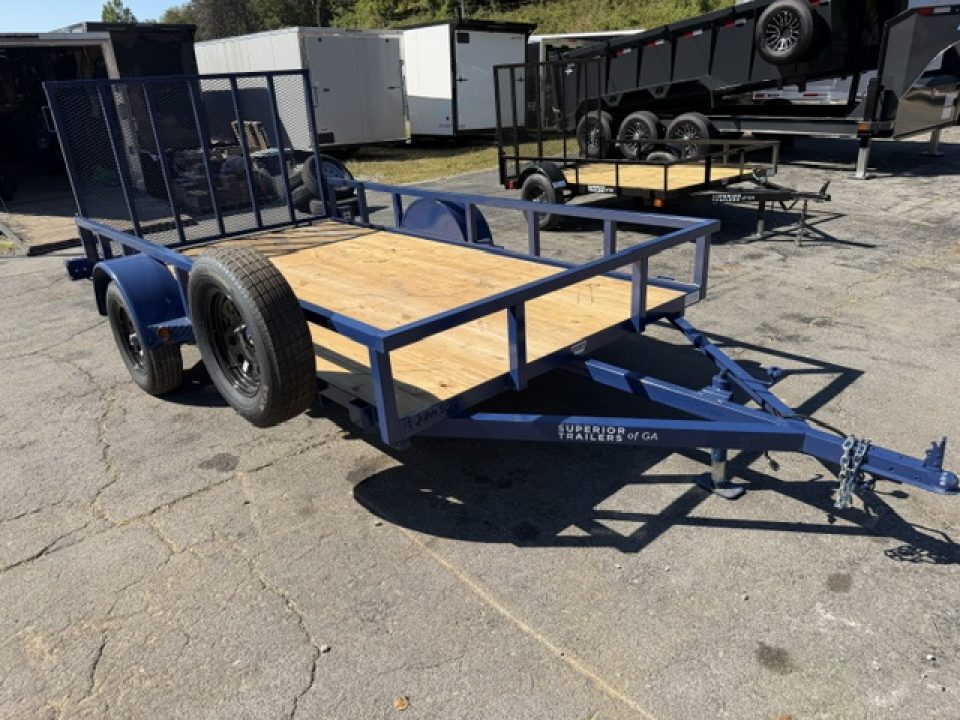 New Superior Trailer Utility 6x12 3000 GVWR