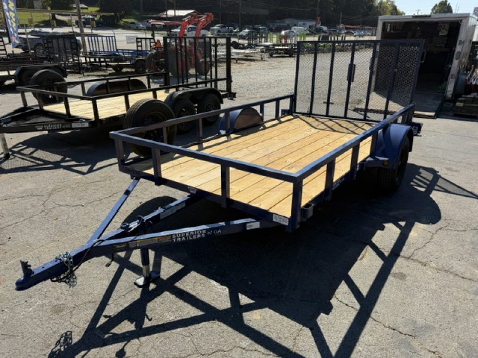 New Superior Trailer Utility 6x12 3000 GVWR