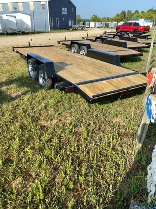 New 2027 AMO 83"X16' 2- BRAKE Car Hauler 7K