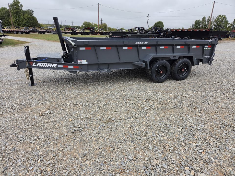 New 2027 Lamar 83X16 TANDEM TELESCOPIC DUMP W/8K AXLES & 24" SIDES