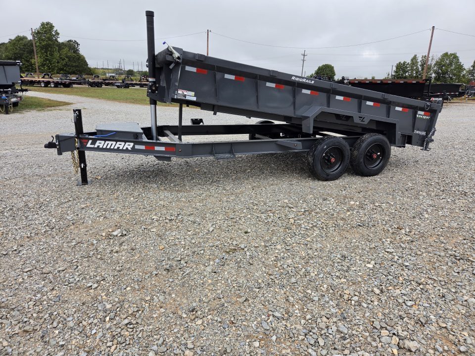 New 2027 Lamar 83X16 TANDEM TELESCOPIC DUMP W/8K AXLES & 24" SIDES