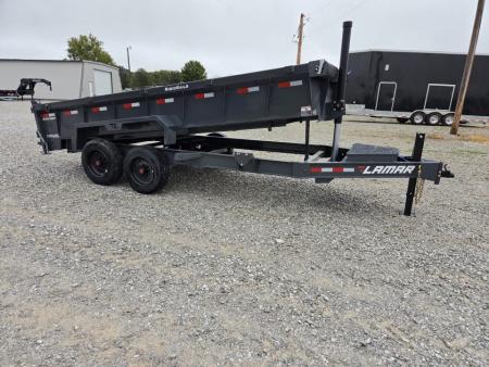 New 2027 Lamar 83X16 TANDEM TELESCOPIC DUMP W/8K AXLES & 24" SIDES