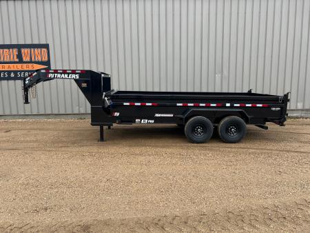 New 2027 PJ Trailers 16' DL Gooseneck Dump Trailer