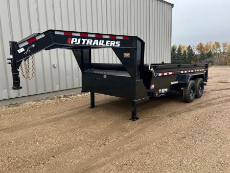 New 2027 PJ Trailers 16' DL Gooseneck Dump Trailer