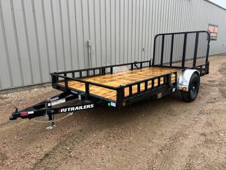 New 2027 PJ Trailers 14' ATV Utility U8 5K Axle Utility Trailer