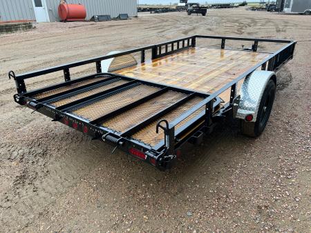 New 2027 PJ Trailers 14' ATV Utility U8 5K Axle Utility Trailer