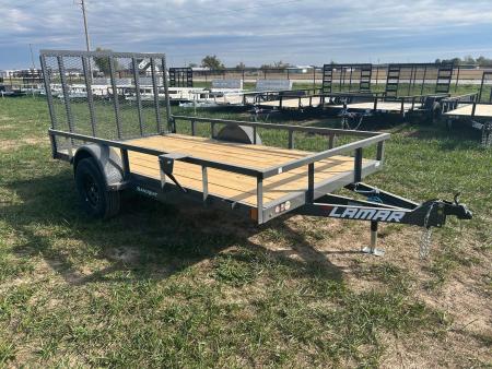New 2027 Lamar 77x12 3K Utility w/ 4' Ramp Gate