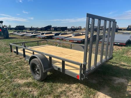 New 2027 Lamar 77x12 3K Utility w/ 4' Ramp Gate