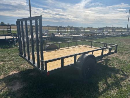 New 2027 Lamar 77x12 3K Utility w/ 4' Ramp Gate