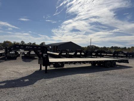 Used 2022 PJ 102"X36' 25.9K GVWR Gooseneck Flatbed Trailer