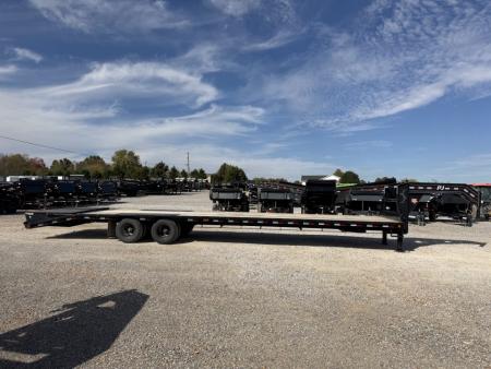 Used 2022 PJ 102"X36' 25.9K GVWR Gooseneck Flatbed Trailer