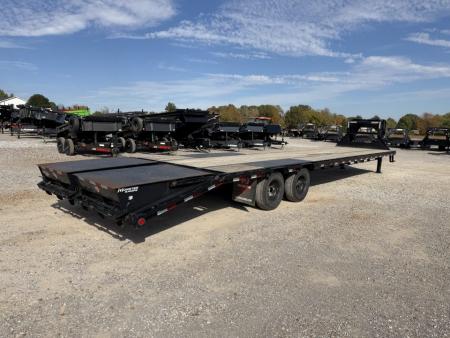 Used 2022 PJ 102"X36' 25.9K GVWR Gooseneck Flatbed Trailer