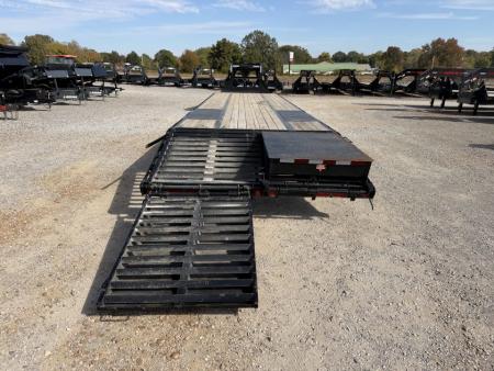 Used 2022 PJ 102"X36' 25.9K GVWR Gooseneck Flatbed Trailer