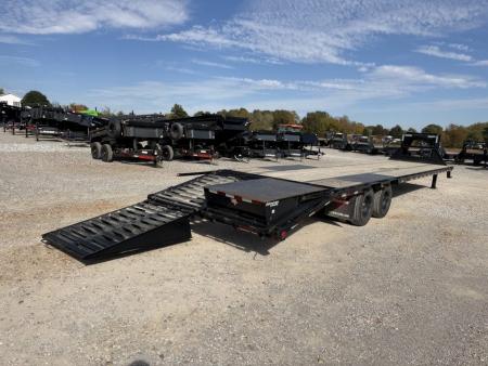 Used 2022 PJ 102"X36' 25.9K GVWR Gooseneck Flatbed Trailer