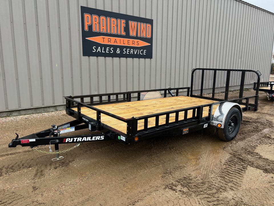 New 2027 PJ Trailers 14' ATV Utility U8 5K Axle Utility Trailer
