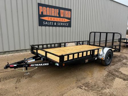 New 2027 PJ Trailers 14' ATV Utility U8 5K Axle Utility Trailer