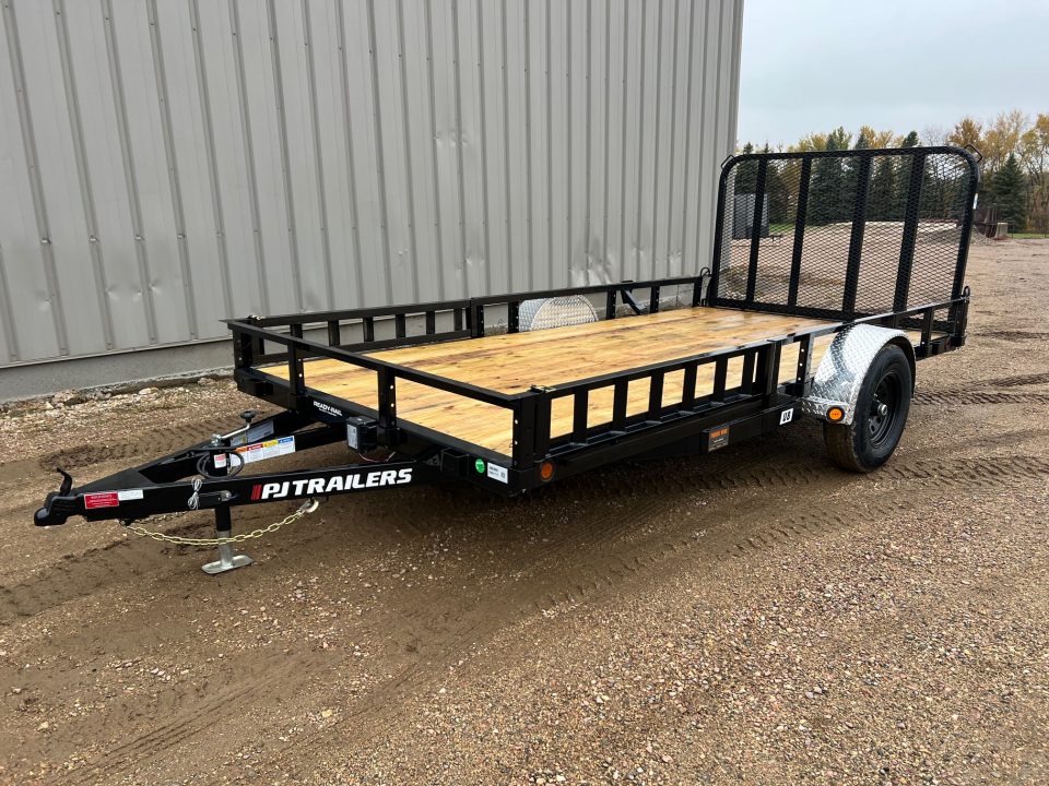 New 2027 PJ Trailers 14' ATV Utility U8 5K Axle Utility Trailer