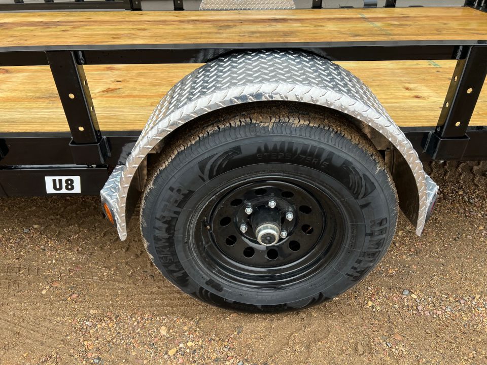 New 2027 PJ Trailers 14' ATV Utility U8 5K Axle Utility Trailer