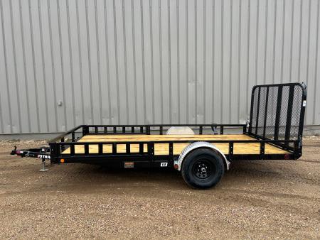 New 2027 PJ Trailers 14' ATV Utility U8 5K Axle Utility Trailer