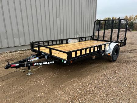 New 2027 PJ Trailers 14' ATV Utility U8 5K Axle Utility Trailer
