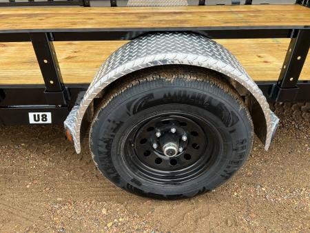 New 2027 PJ Trailers 14' ATV Utility U8 5K Axle Utility Trailer