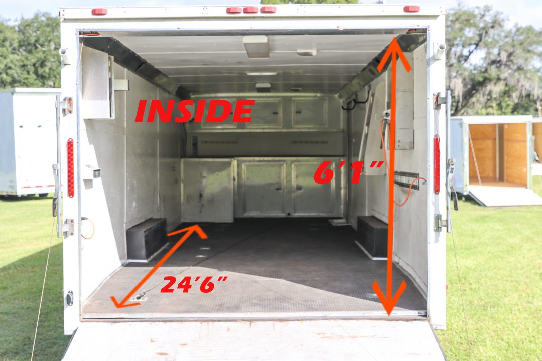 Used 2015 8.5X28 South GA Race Trailer