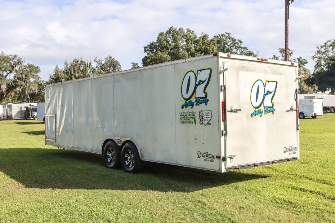 Used 2015 8.5X28 South GA Race Trailer