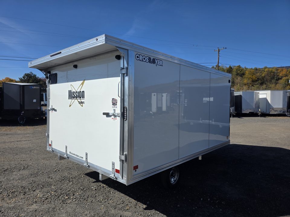 New 2027 Mission MFS 101X12 ALUMINUM - 2 PLACE Snowmobile Trailer
