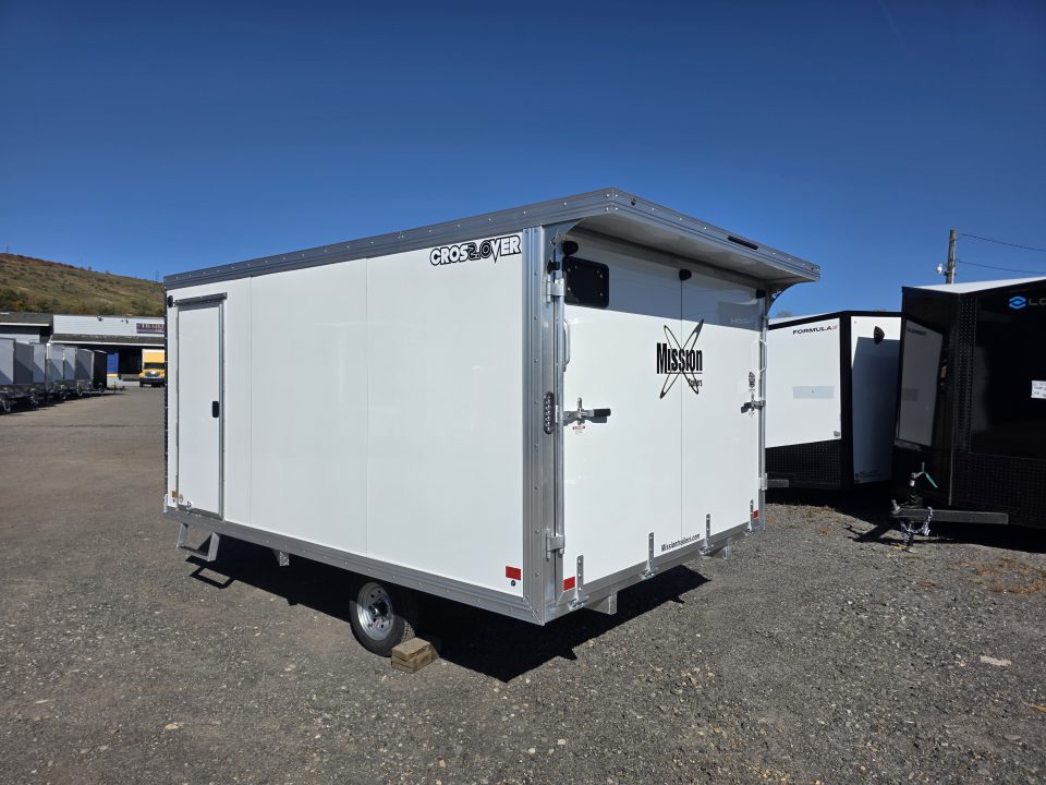 New 2027 Mission MFS 101X12 ALUMINUM - 2 PLACE Snowmobile Trailer