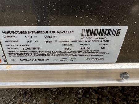 New 2027 H&H Trailers 6 x 12 Enclosed Cargo / Enclosed Trailer