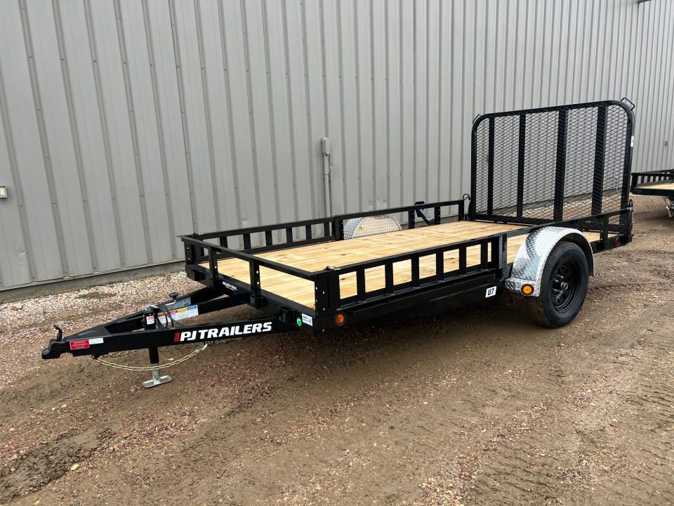 New 2027 PJ Trailers 12' ATV Utility U7 Utility Trailer