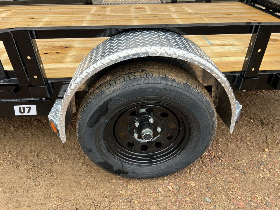 New 2027 PJ Trailers 12' ATV Utility U7 Utility Trailer