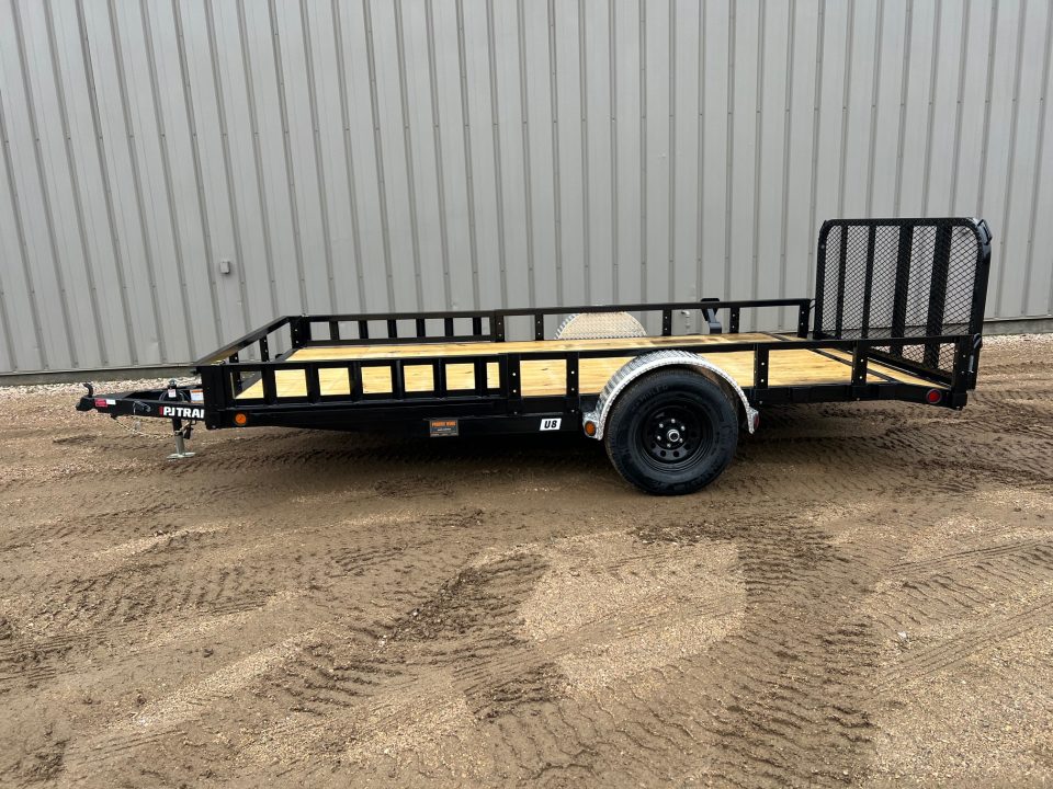 New 2027 PJ Trailers 14' ATV Utility U8 5K Axle Utility Trailer
