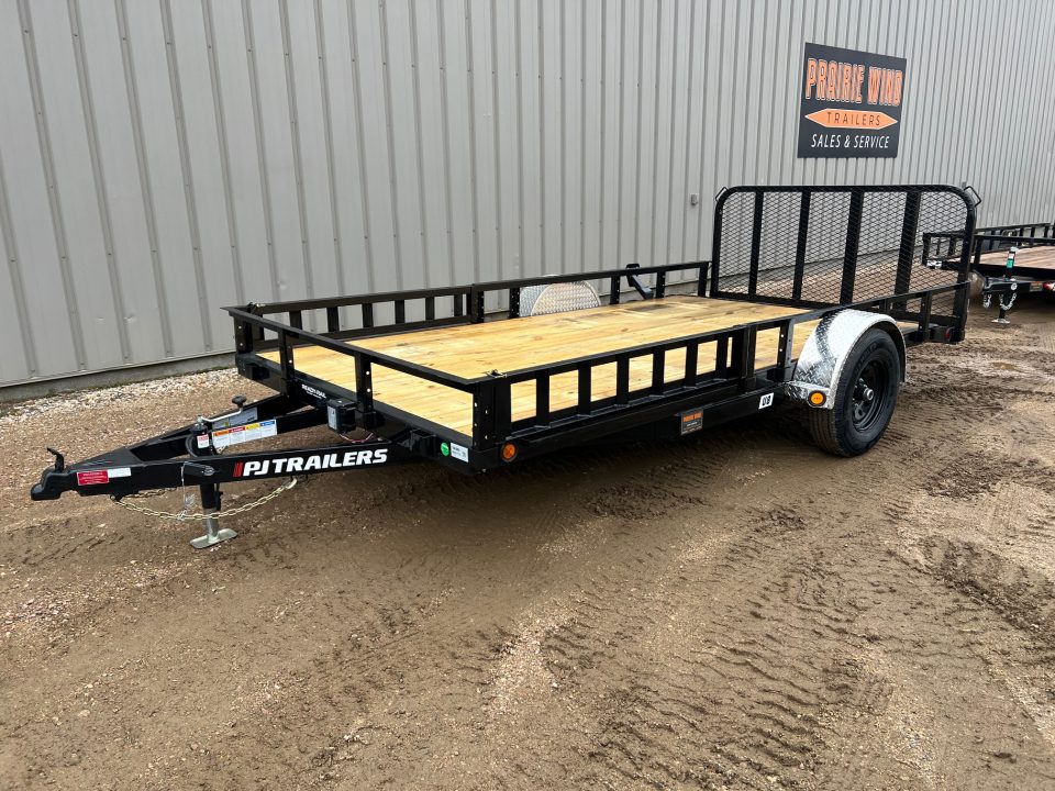 New 2027 PJ Trailers 14' ATV Utility U8 5K Axle Utility Trailer