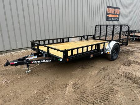 New 2027 PJ Trailers 14' ATV Utility U8 5K Axle Utility Trailer