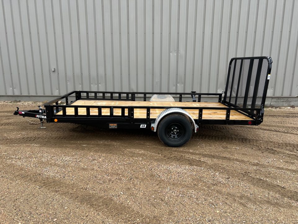 New 2027 PJ Trailers 14' ATV Utility U8 Utility Trailer