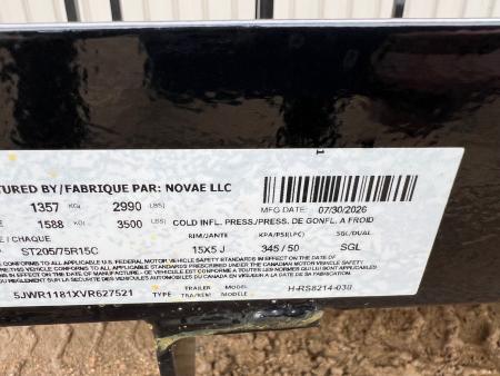 New 2027 H&H Trailers 14' RS8214-030 Utility Trailer