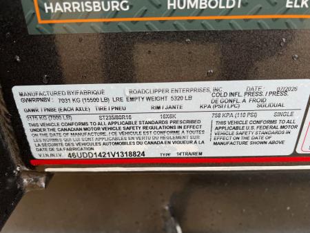 New 2027 Diamond C Trailers 14' LPT207 Telescopic Dump Trailer