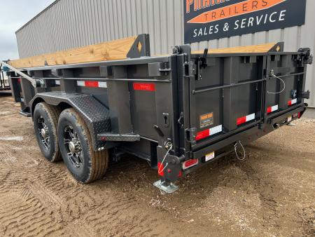New 2027 Diamond C Trailers 14' LPT207 Telescopic Dump Trailer