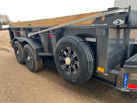 New 2027 Diamond C Trailers 14' LPT207 Telescopic Dump Trailer