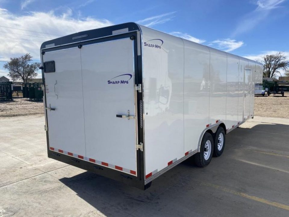 New 2027 Sharp Manufacturing Sharp 20' x 101" 12,000lbs Cargo / Enclosed Trailer