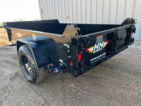New 2027 H&H Trailers 8' Utility Dump Trailer