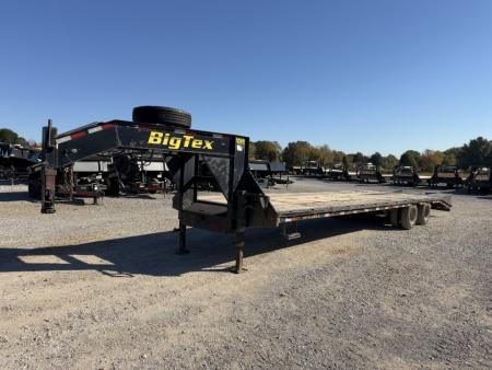Used 2013 Big Tex 102"X33' 22K Gooseneck Flatbed Trailer