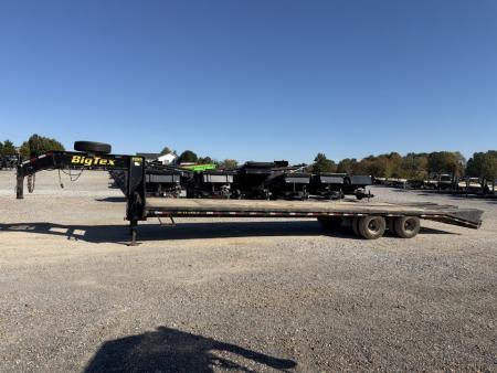 Used 2013 Big Tex 102"X33' 22K Gooseneck Flatbed Trailer