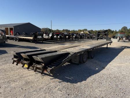 Used 2013 Big Tex 102"X33' 22K Gooseneck Flatbed Trailer