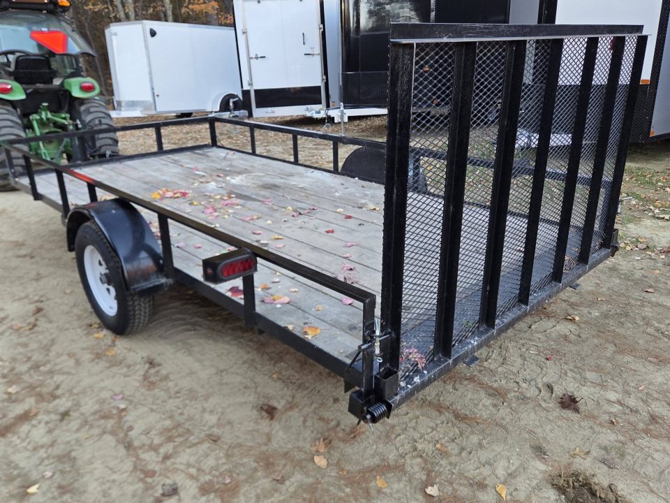 Used 2023 Premier Trailers Inc. 7x14 utility trailer with spring assisted rear gate used Utility Trailer