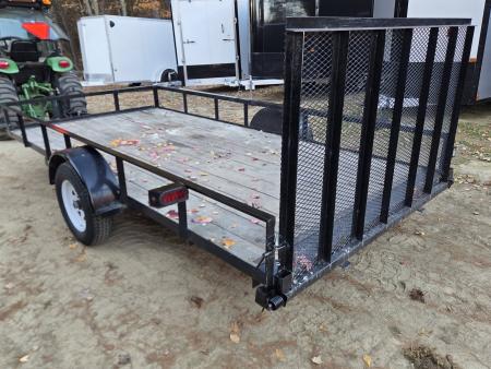Used 2023 Premier Trailers Inc. 7x14 utility trailer with spring assisted rear gate used Utility Trailer