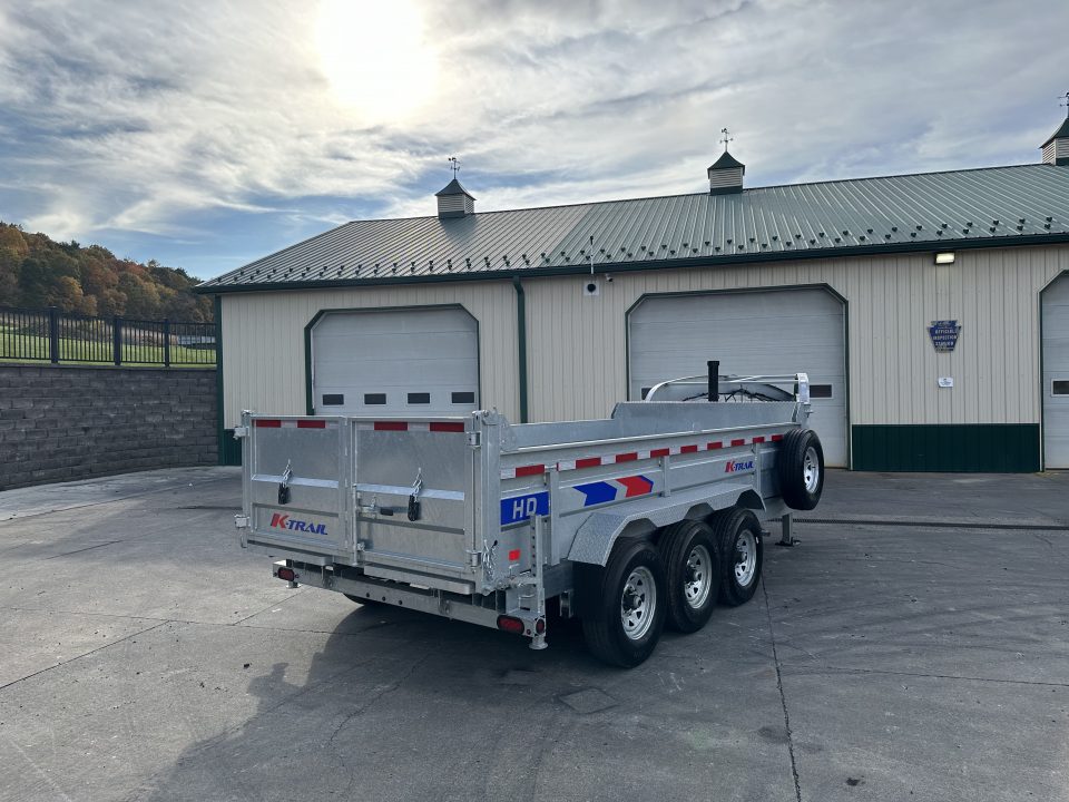 New 2025 K-Trail 16' Telescopic Dump (23,995 GVWR)