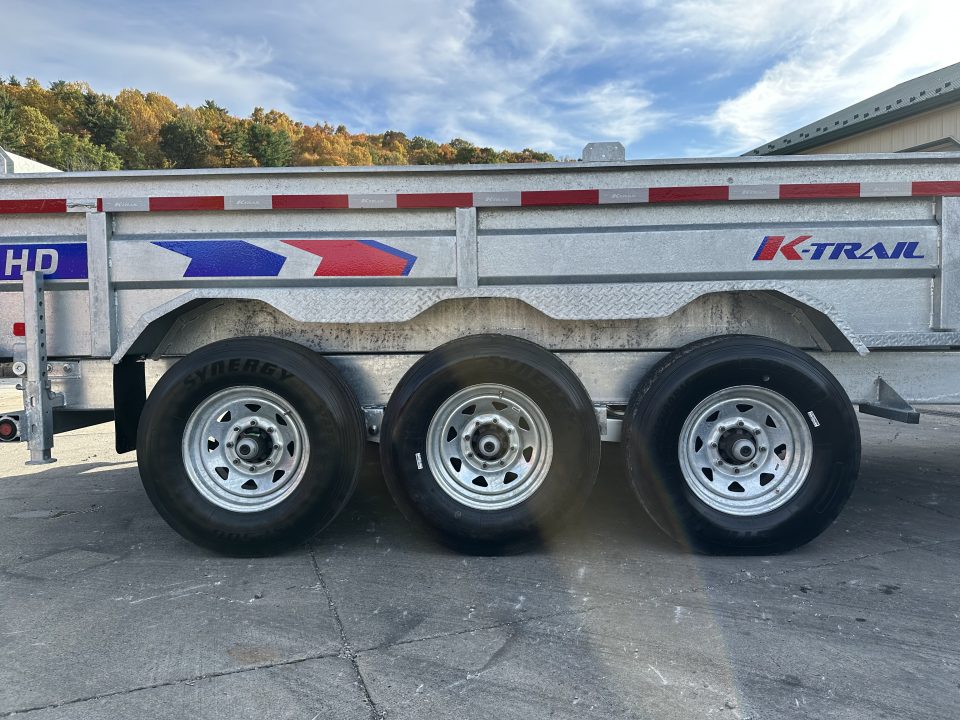 New 2025 K-Trail 16' Telescopic Dump (23,995 GVWR)