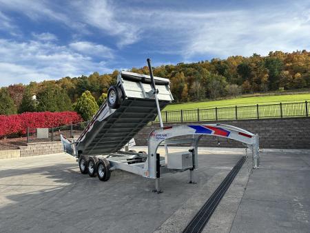 New 2025 K-Trail 16' Telescopic Dump (23,995 GVWR)